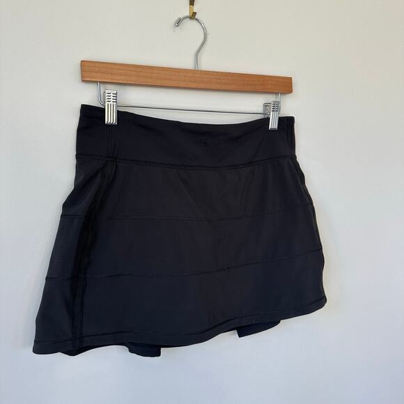 Lululemon Pace Rival Mid-Rise Skirt Black 6 - Picture 4 of 7